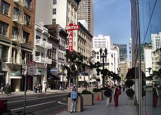 Geary St v centre San Francisko